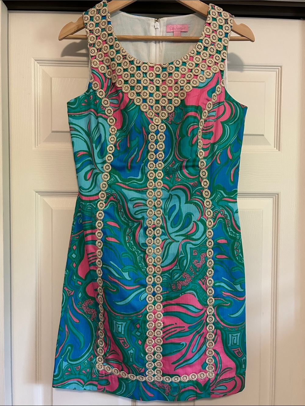 Lilly Pulitzer Mac Farlane Shift Dress Size 4
